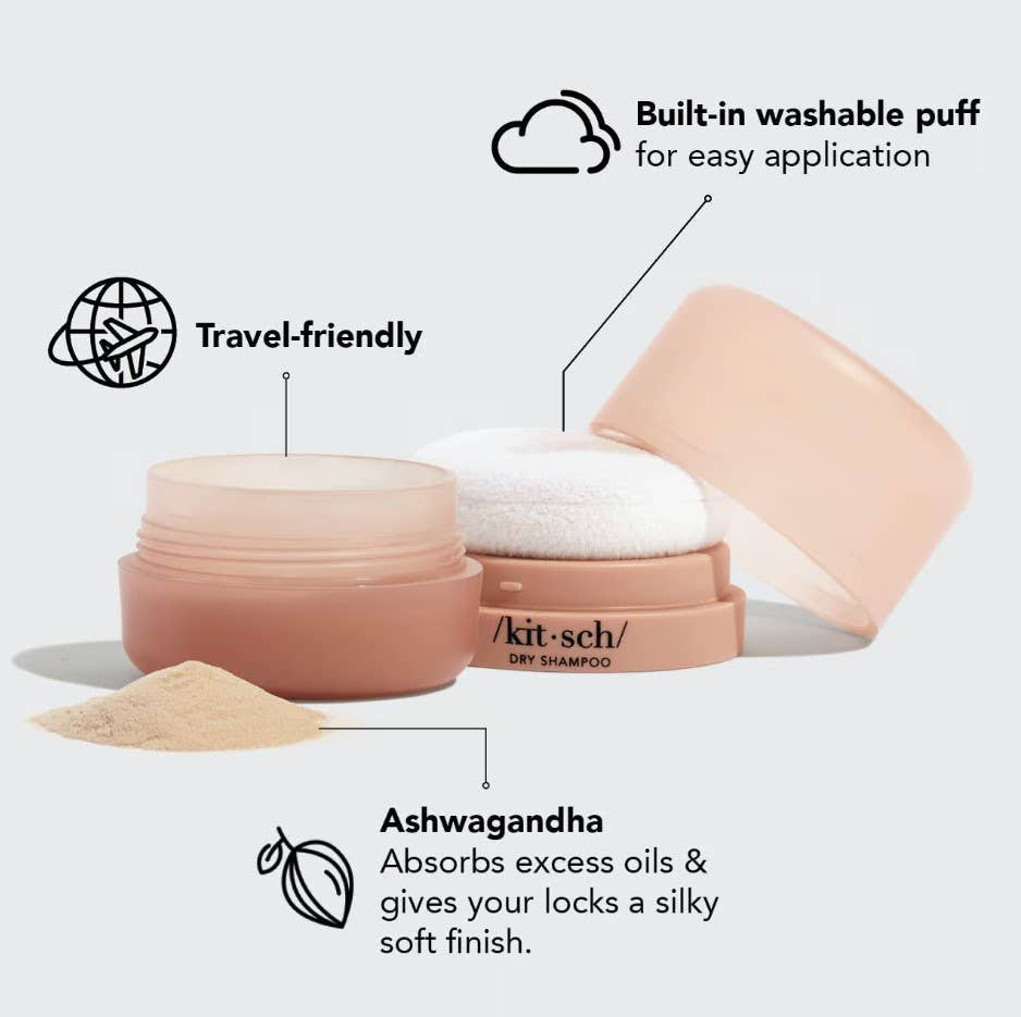 Dry Shampoo with Puff